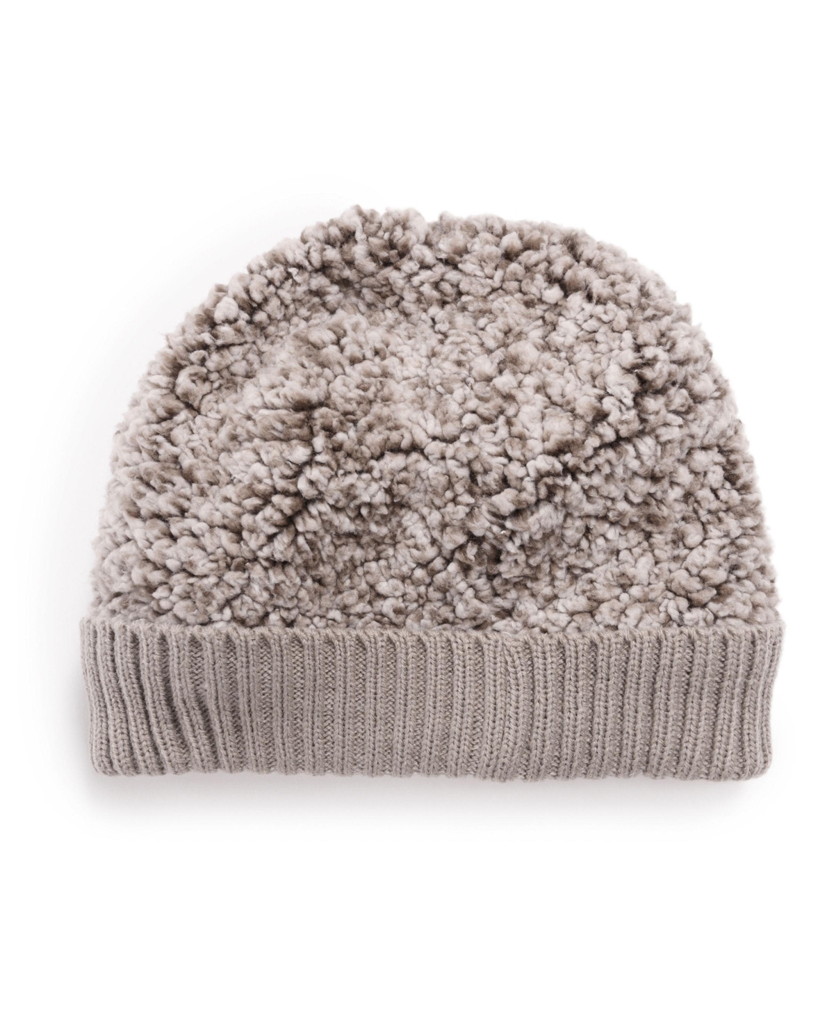 Men's Sherpa Cap, Black, One Size - Khaki