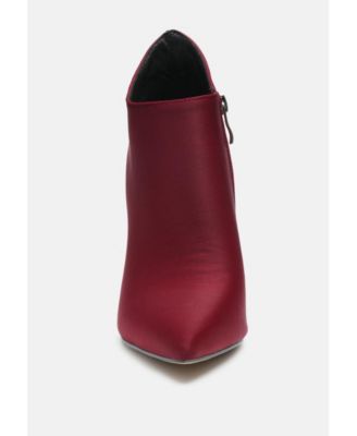 MELBA Womens Pointed Toe Stiletto Boot
