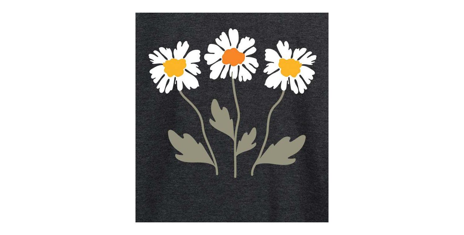 Retro Daisies Plus Size Graphic Pullover