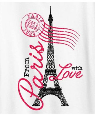 Paris Love Postmark Plus Size Graphic T-Shirt