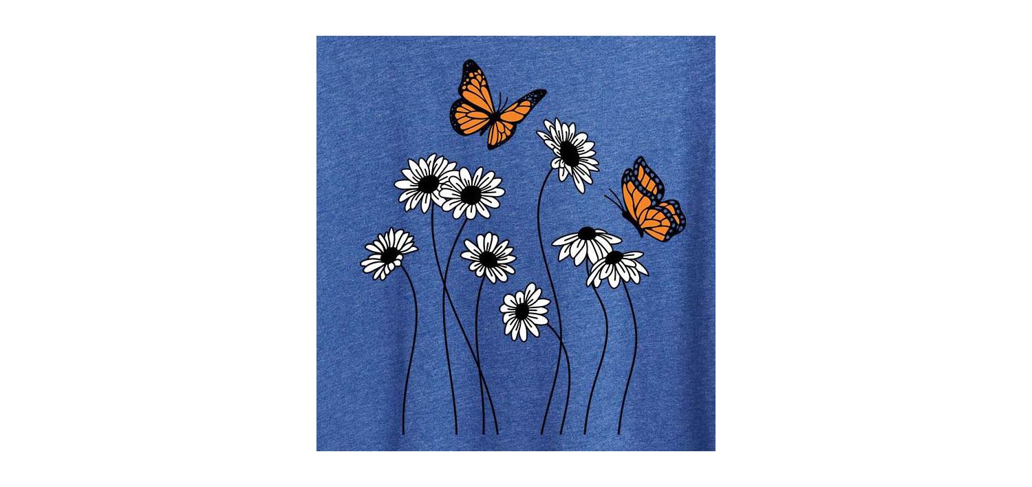Wildflower Garden Plus Size Graphic T-Shirt