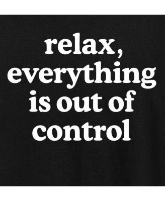 Relax Out Of Control Plus Size Graphic T-Shirt