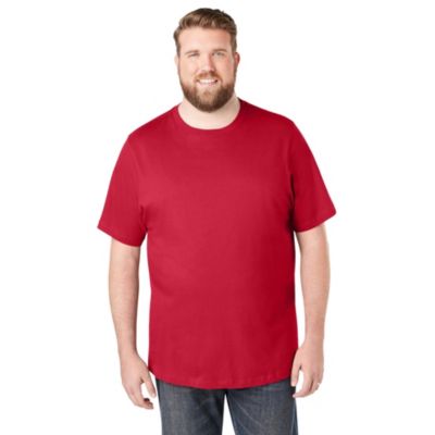 Big & Tall Shrink-Less Lightweight Crewneck T-Shirt