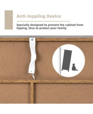 Mid-century Wooden Storage Cabinet Wine Glass Holders