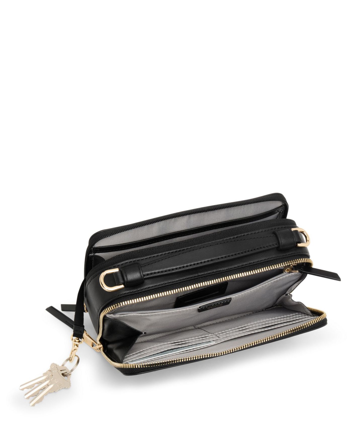 Сумка Tumi Voyageur Myla Crossbody, цвет: Чёрный / Светлый золотой — фото 8