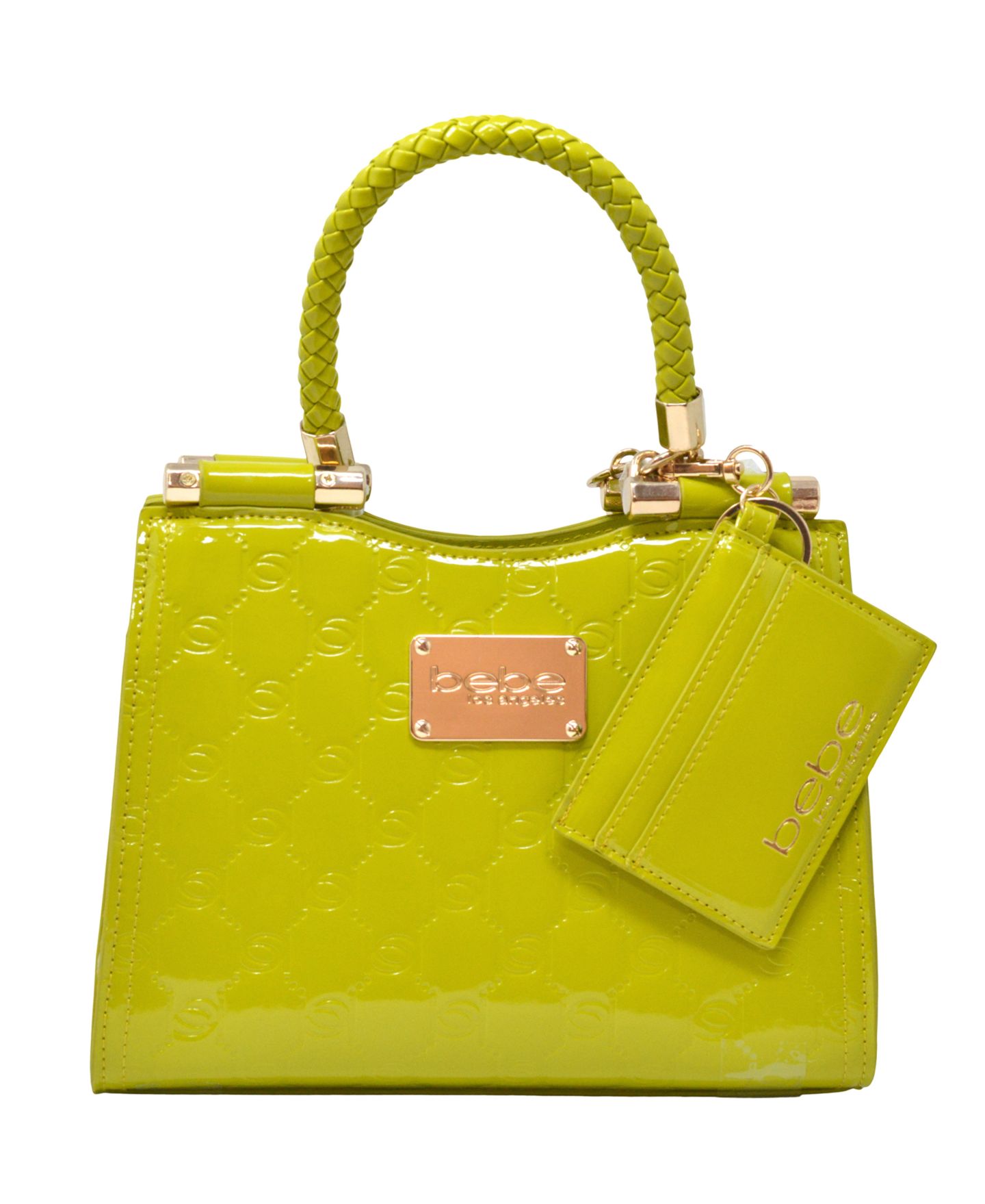 Женская сумка Bebe Dana Monogram Top Handle Crossbody, цвет: Seagrass — фото 5