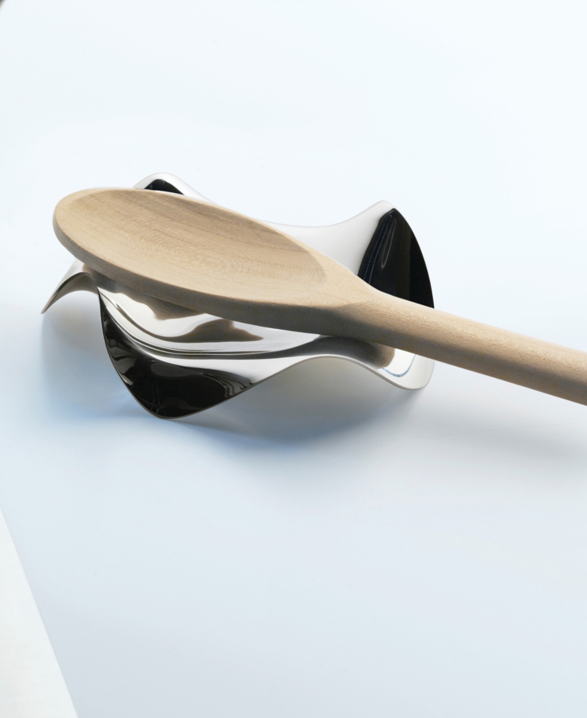 Shop Alessi Spoon Holder By Lpwk, Paolo Gerosa In Silver