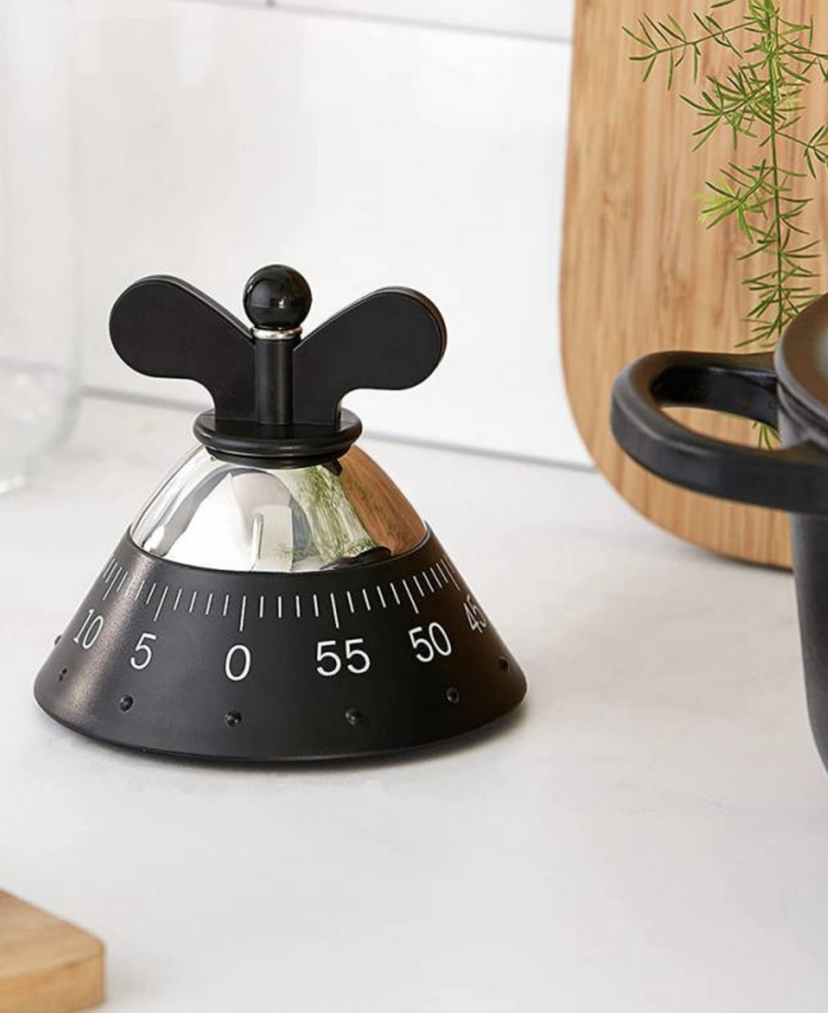 Alessi Kitchen Timer By Michael Graves In Black