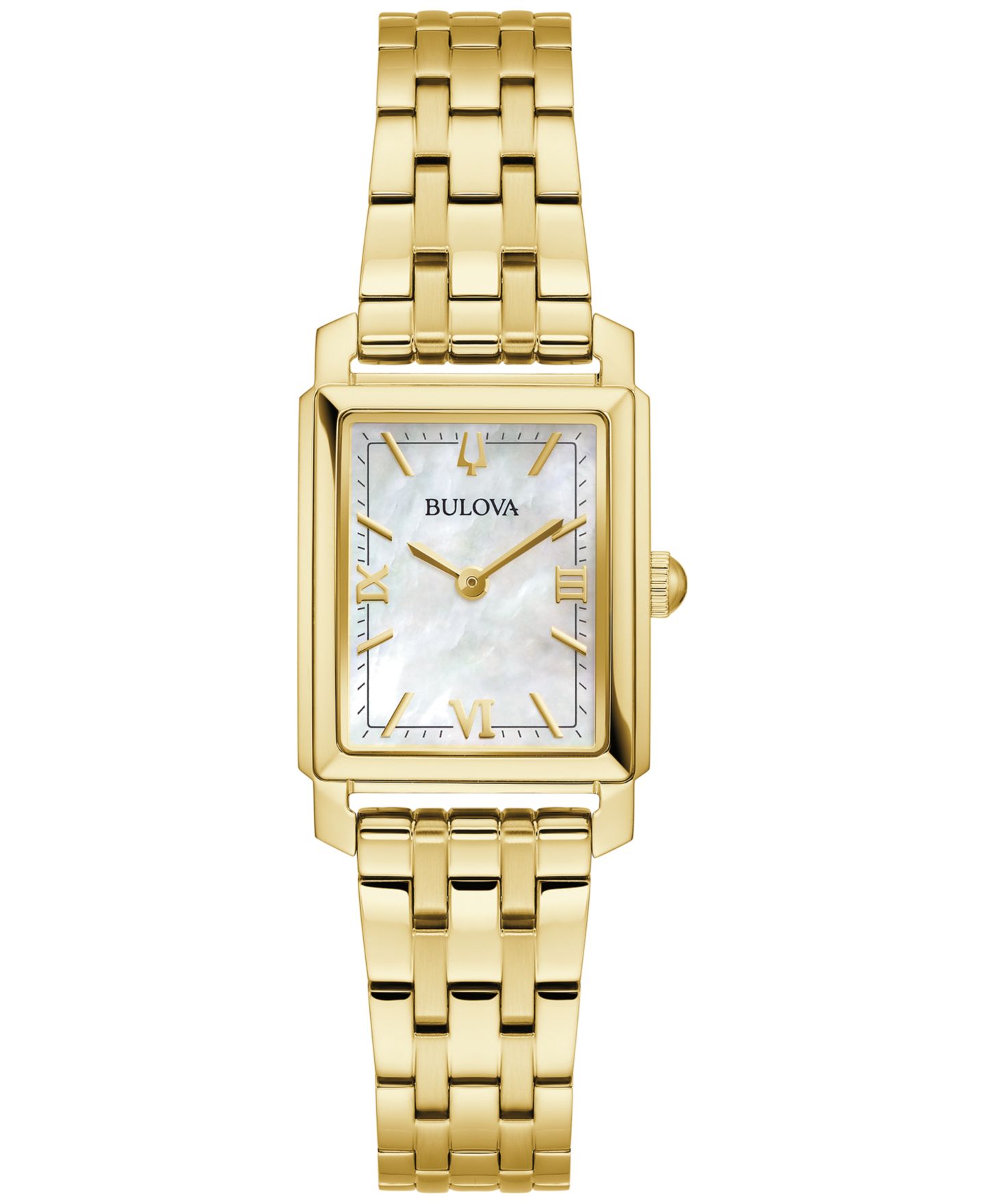 Женские часы Bulova Sutton Gold-Tone Stainless Steel Bracelet Watch 21mm — фото 1