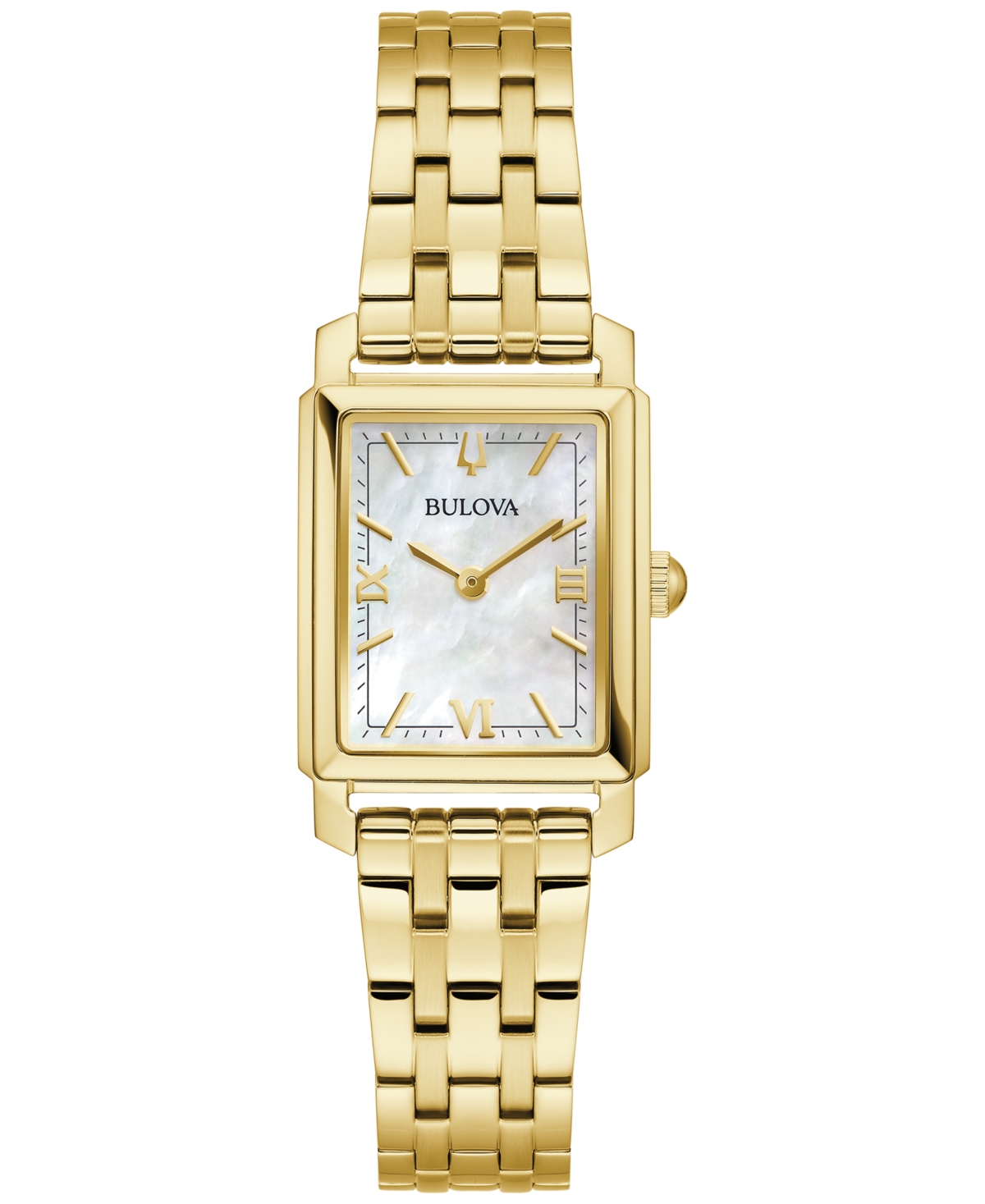 Bulova Women's Sutton Gold-tone Stainless Steel Bracelet Watch 21mm In No Color