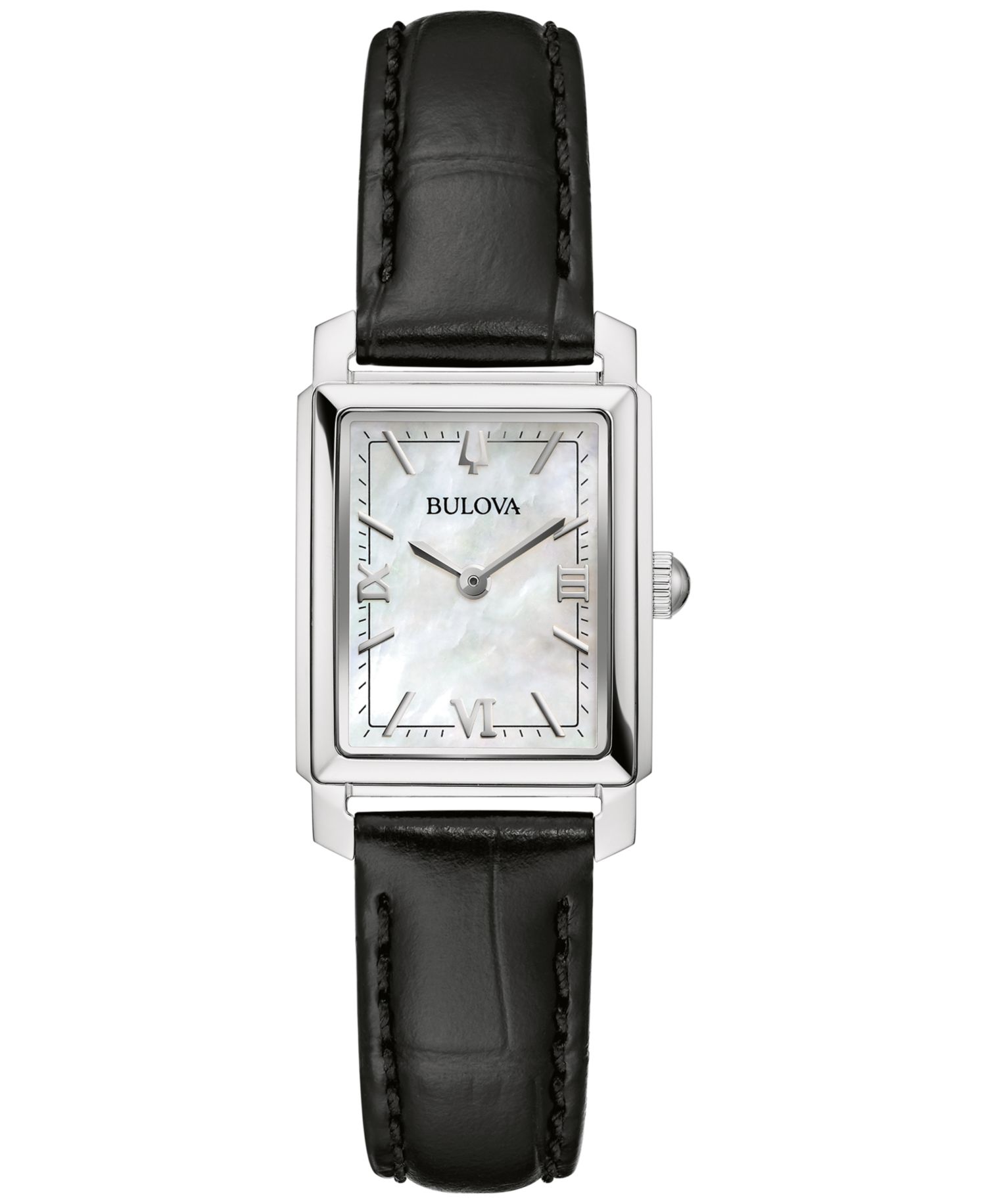 Women's Sutton Black Leather Strap Watch 21mm