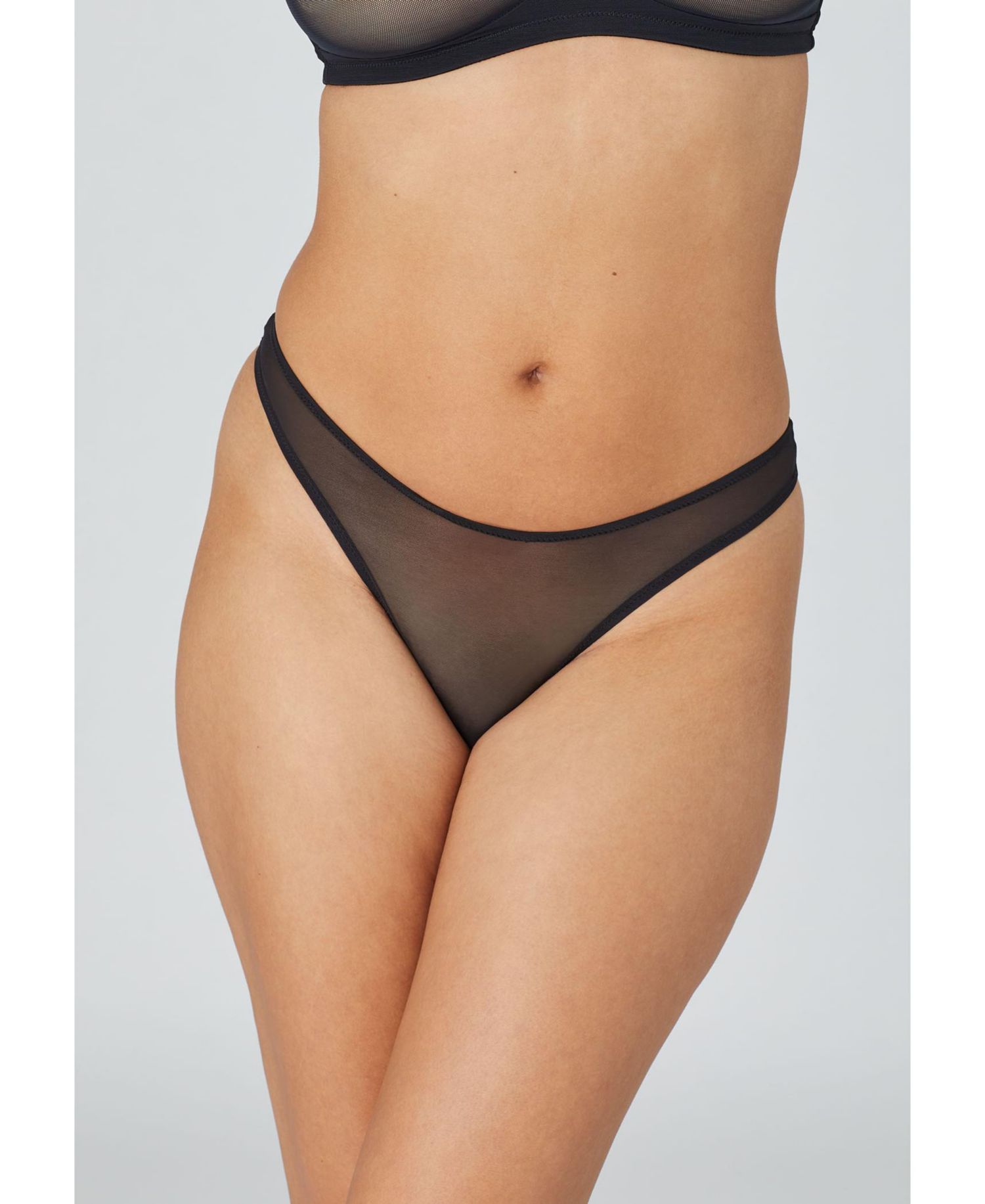 Plus Size The Thong - Mesh