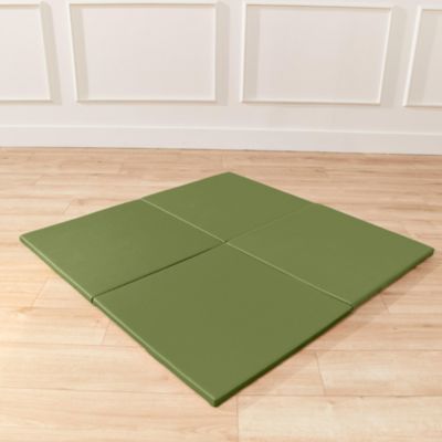 SoftZone Play Patch Activity Mat Squares, Orange, 4-Pack