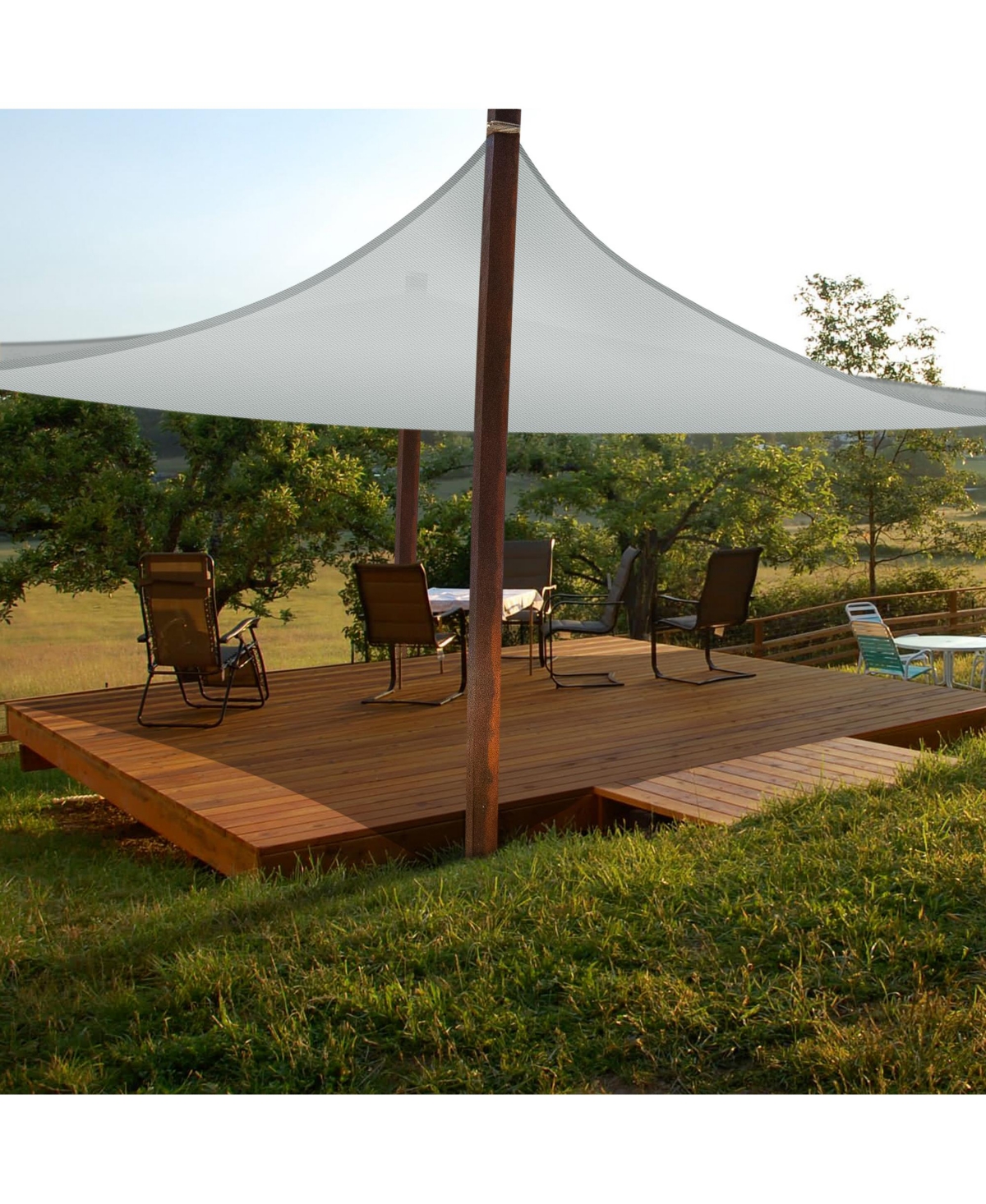 23x20 Ft 97% Uv Block Rectangle Sun Shade Sail Canopy Outdoor Patio Backyard