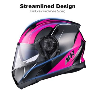 RUN-M3 Modular Flip Up Helmet Full Face Dual Visor DOT Motorcycle Bike XXL