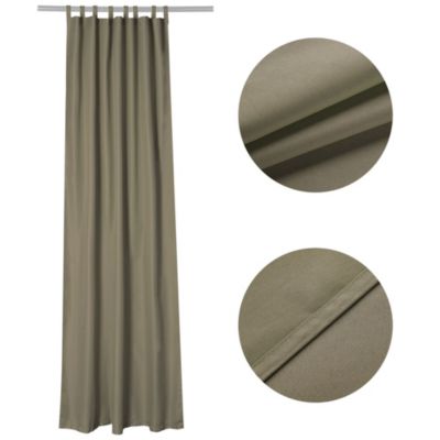 54"x120" Outdoor Curtain Panel Tab Top UV30+ Porch Pergola Backyard 4 Piece