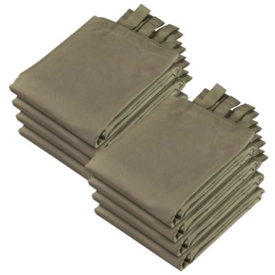 54"x120" Outdoor Curtain Panel Tab Top UV30+ Porch Pergola Backyard 8 Piece