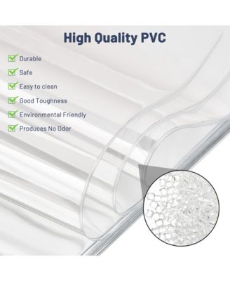 11"x17" Double-Sided All Clear Vinyl Menu Cover 2 View Plastic Menu Holder Top Loading Restaurant Cafe 30 Pack