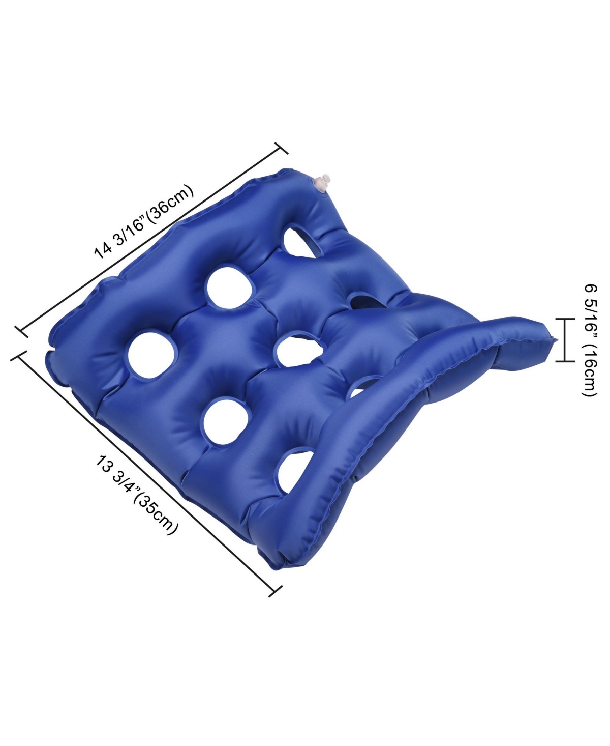 2 Pack Air Inflatable Seat Cushion Seat Pad for Wheelchair Home Office Medical