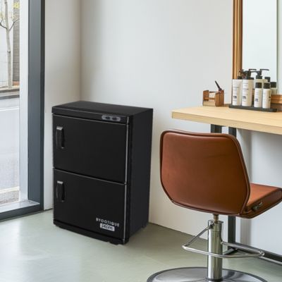 46L 2in1 Dual Cabinet Towel Warmer UV Sterilizer with 4 Racks for Salon Hotel