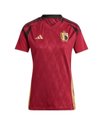 Women's Burgundy Belgium National Team 2024 Home Replica Jersey