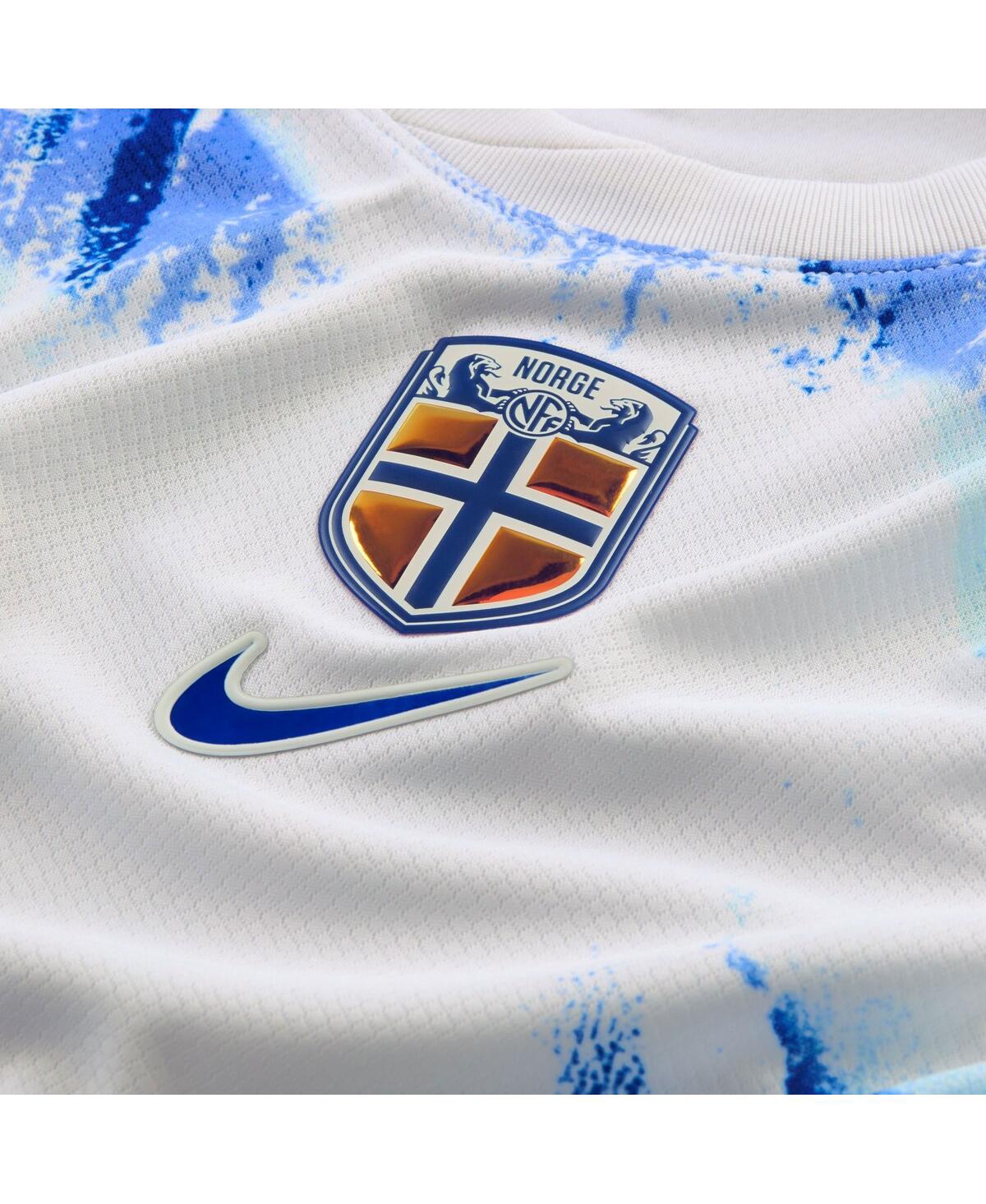 Nike Big Boys and GirlsNorway National Team 2024 Away Replica Blank Jersey - White