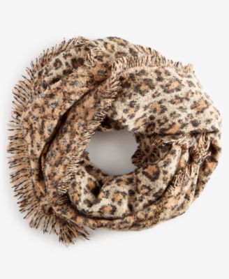 On 34th - Women's Leopard-Print Blanket Scarf