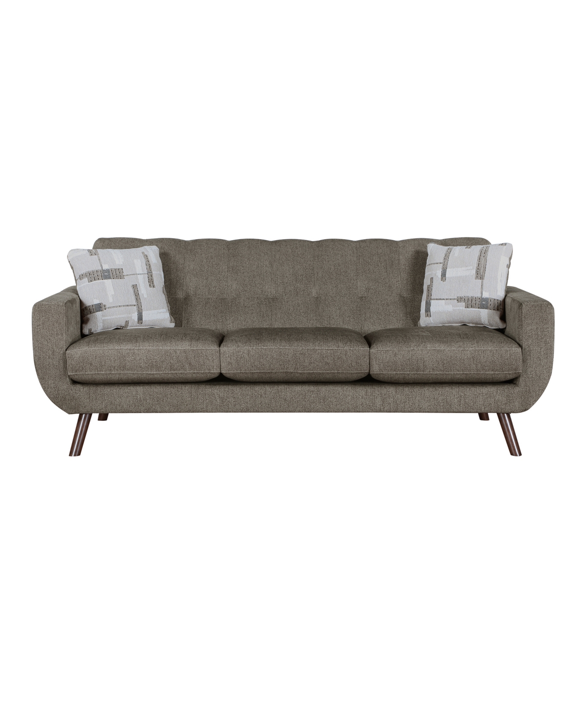 Homelegance White Label Lafael 87" Sofa In Brown
