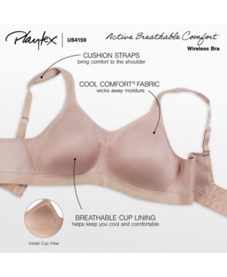 18 Hour Active Lifestyle Low Impact Wireless Bra 4159, Online only