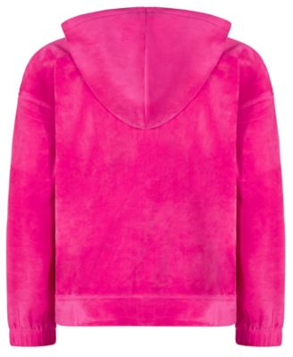 Big Girls Full-Zip Velour Hoodie