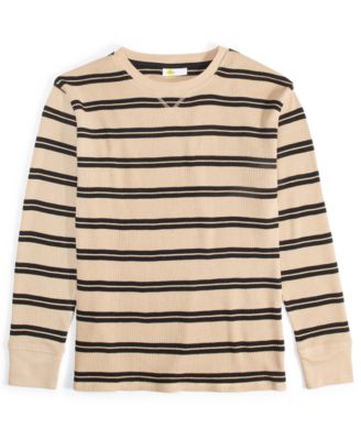 Epic Threads - Little & Big Boys Double-Striped Thermal Crewneck Shirt