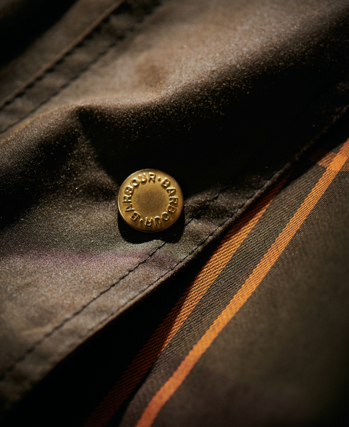 Barbour Women's Ebberston Corduroy-Collar Waxed Jacket -Classic