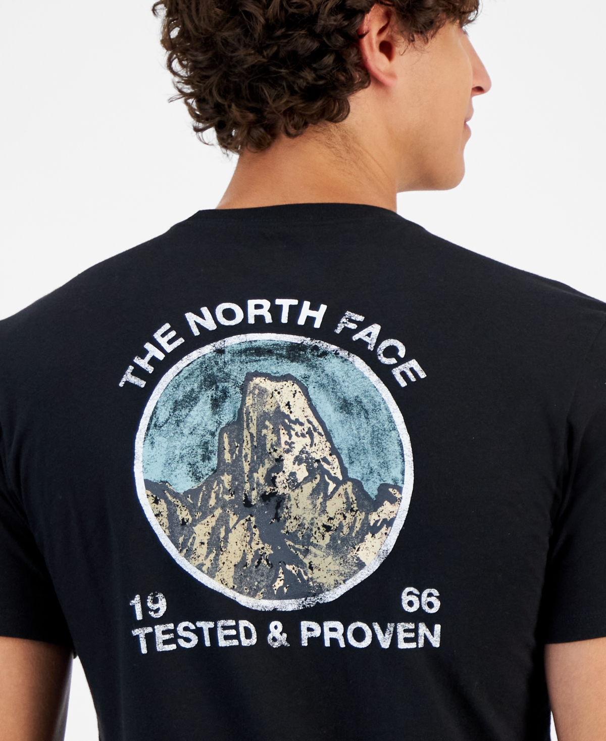 The North Face Men's Short Sleeve Tnf Mountain Tested T-Shirt