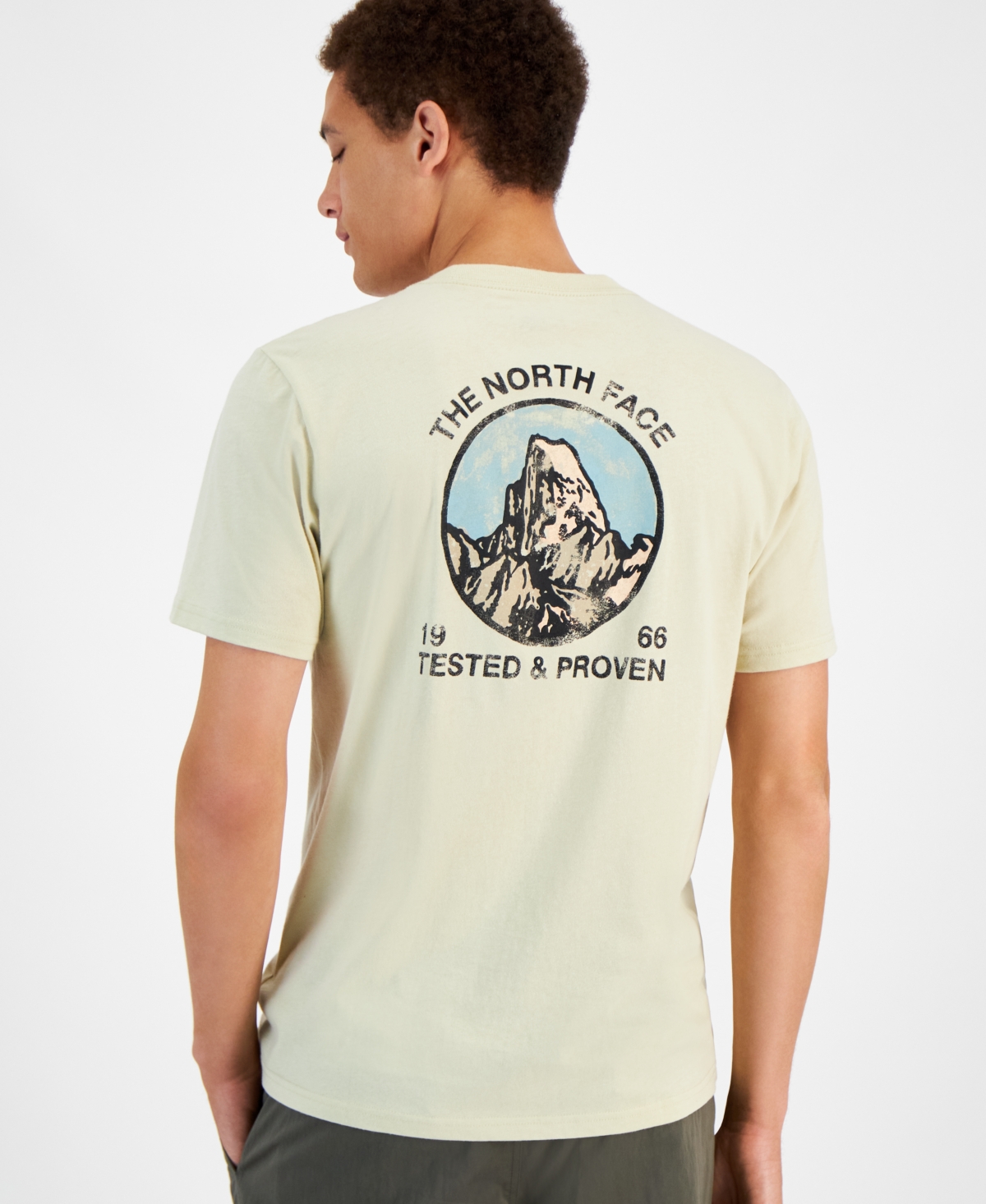 THE NORTH FACE MEN'S MOUNTAIN TESTED SHORT SLEEVE GRAPHIC T-SHIRT 