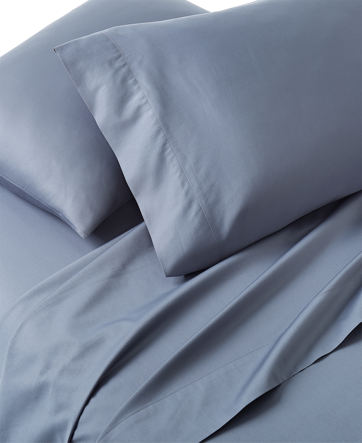 Oake Organic 300-thread Count Organic Cotton 3-pc. Sheet Set, Twin, Exclusively At Macy's In Lakeside Blue