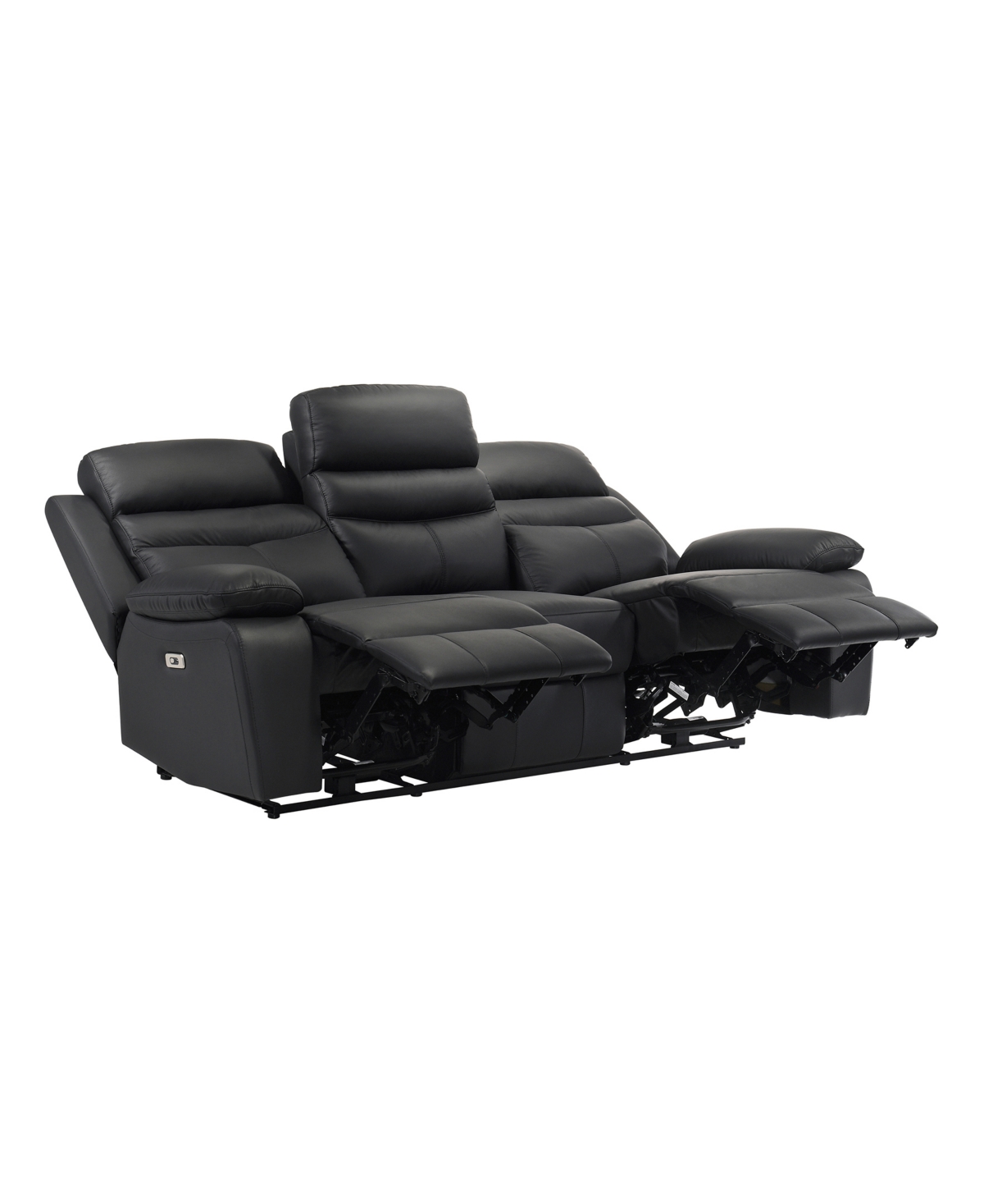 HOMELEGANCE WHITE LABEL RITTMAN 87" POWER DOUBLE RECLINING SOFA 