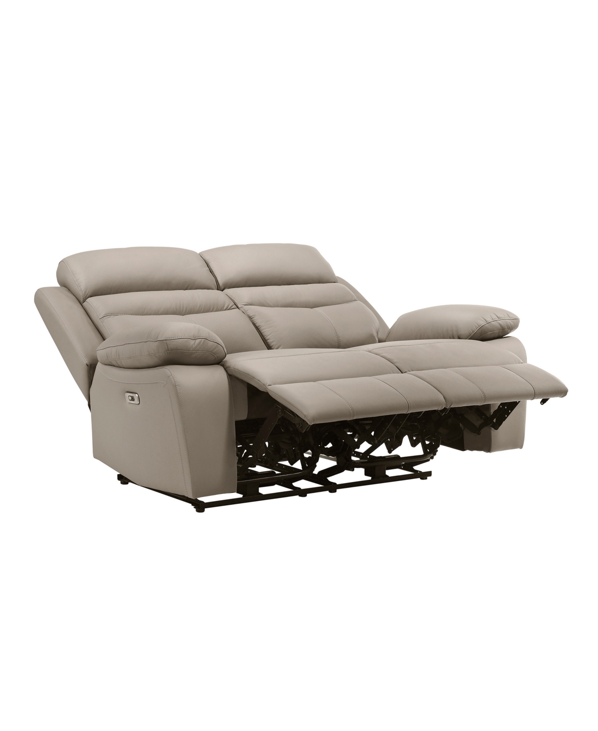 HOMELEGANCE WHITE LABEL RITTMAN 64" POWER DOUBLE RECLINING LOVE SEAT 