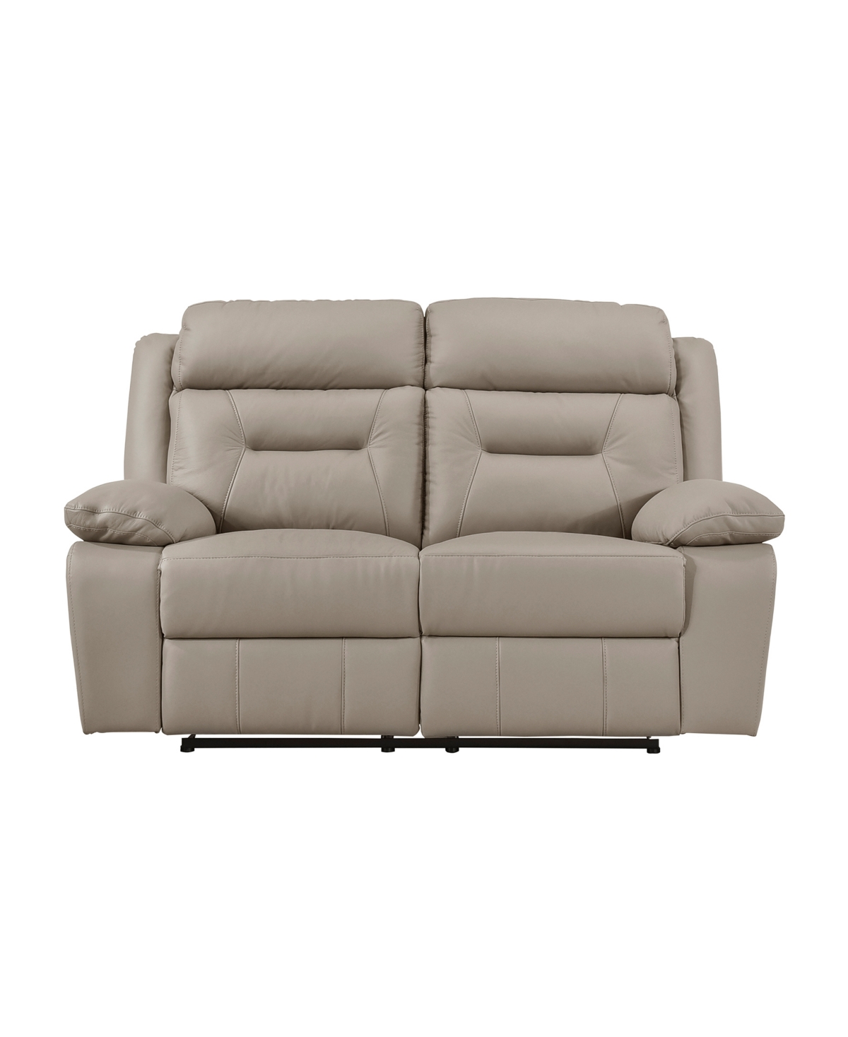 Shop Homelegance White Label Corvallis 63" Double Reclining Love Seat In Latte