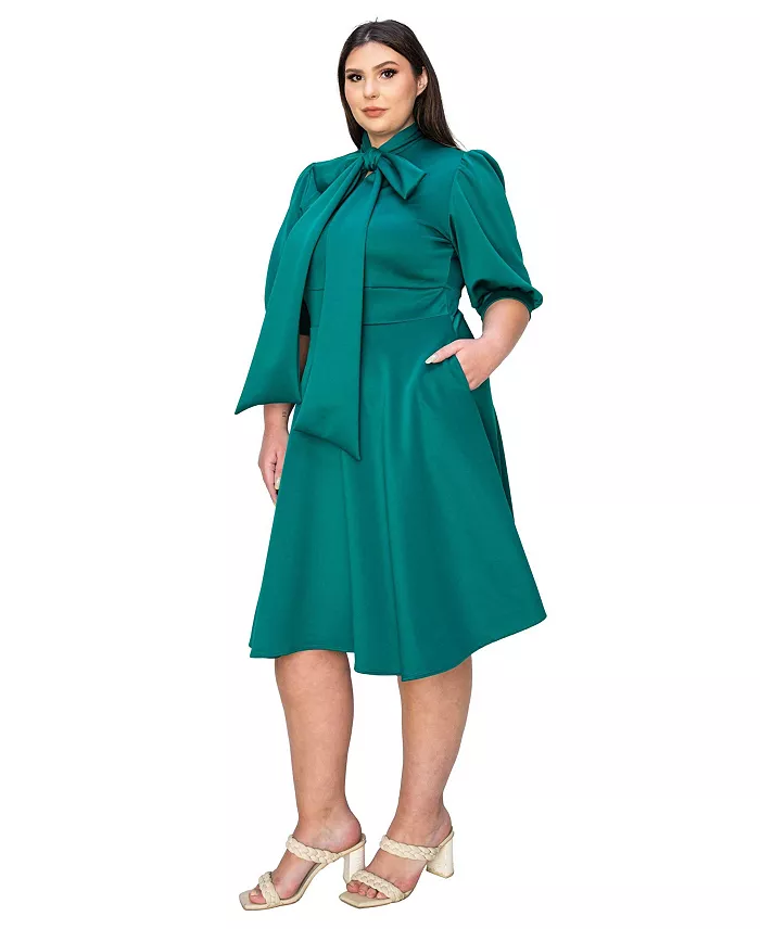 Plus Size Carina Donna Pocket Dress - thumbnail 9