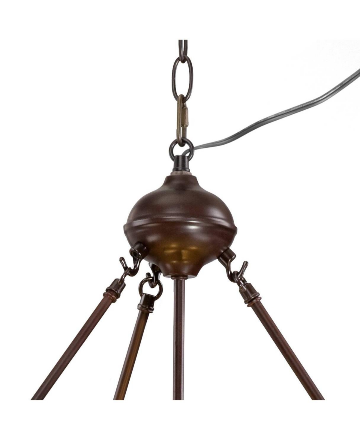 Stratford Bronze Pendant Chandelier Lighting 20 3/4" Wide Farmhouse Rustic Art Glass 3-Light Fixture for Dining Room Living House Home Foyer Kitc