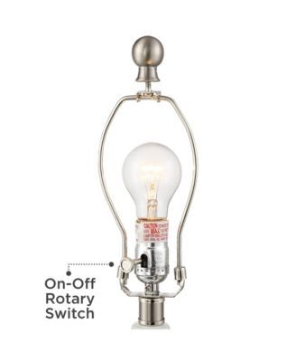 Dobbs Modern Mid Century Accent Table Lamp 22 1/2" High White Glaze Geometric Ceramic Oval Shade for Bedroom Living Room Bedside Office