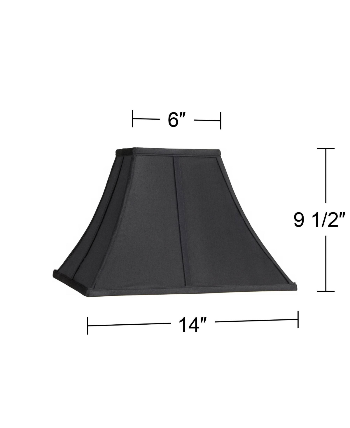 Medium Square CurvedLamp Shade 6