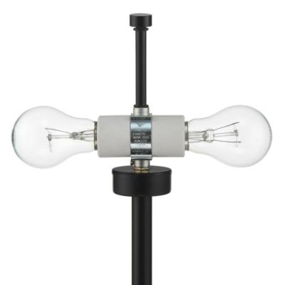 Rhys Modern Mid Century Luxury Accent Table Lamps 19 1/2" High Set of 2 Black Metal Dome Shaped Shade for Bedroom Living Room Bedside