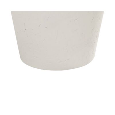 Velas 26" High Gourd Modern Coastal Table Lamps Set of 2 White Finish Living Room Bedroom Bedside Nightstand House