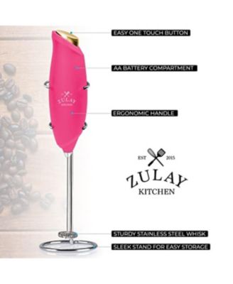 One-Touch Handheld Milk Frother – Easy Use Foam Maker