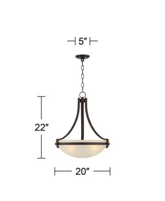Mallot Pendant Chandelier with 4-Light Industrial Champagne Glass Bowl Shade Fixture