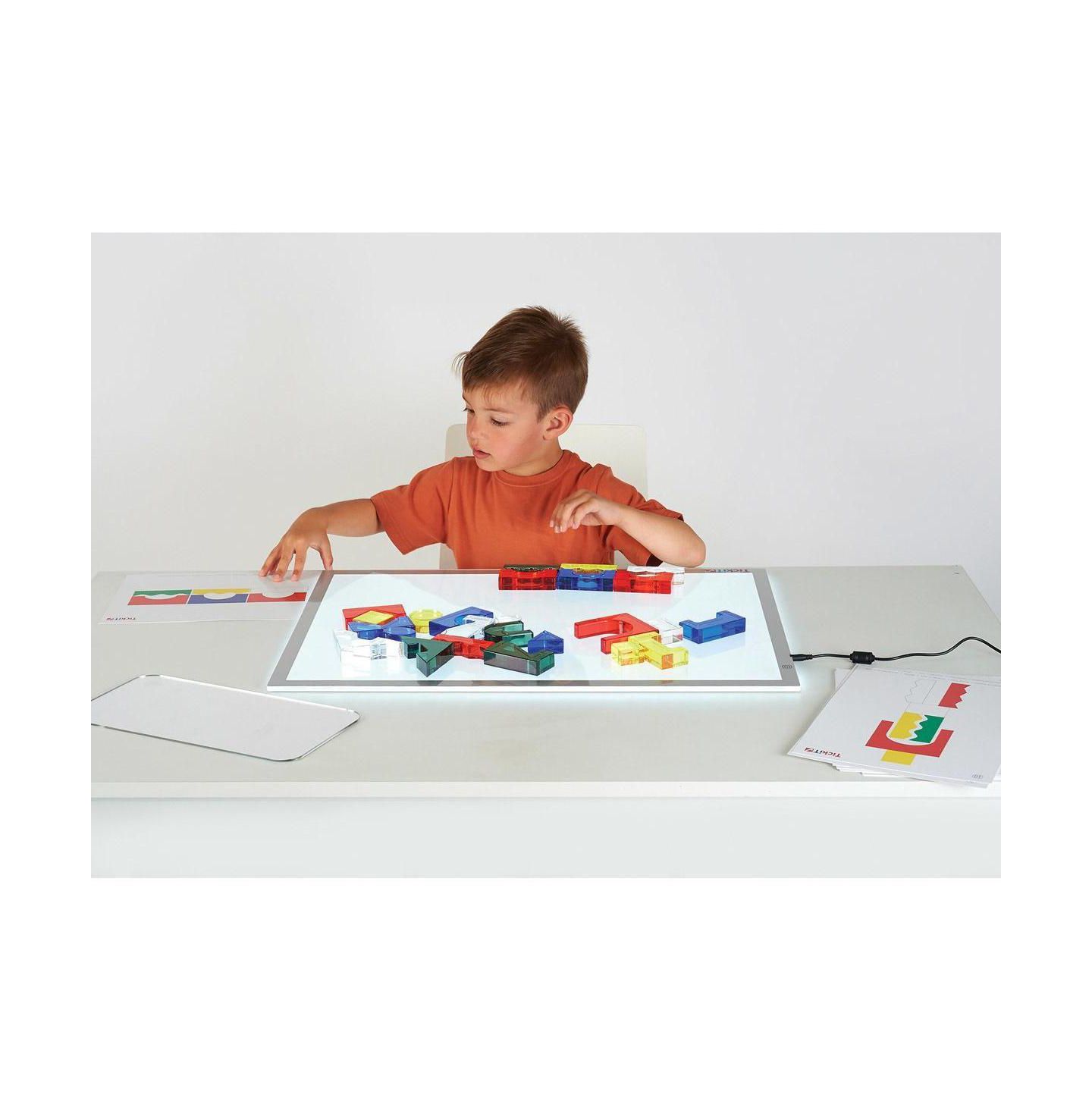 Детские конструкторы TickiT Color Crystal Blocks with Activity Cards - Set of 25 — фото 3