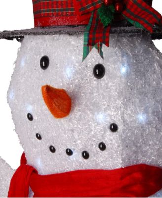6 ft. Snowman Decoration with 90 White LED Lights