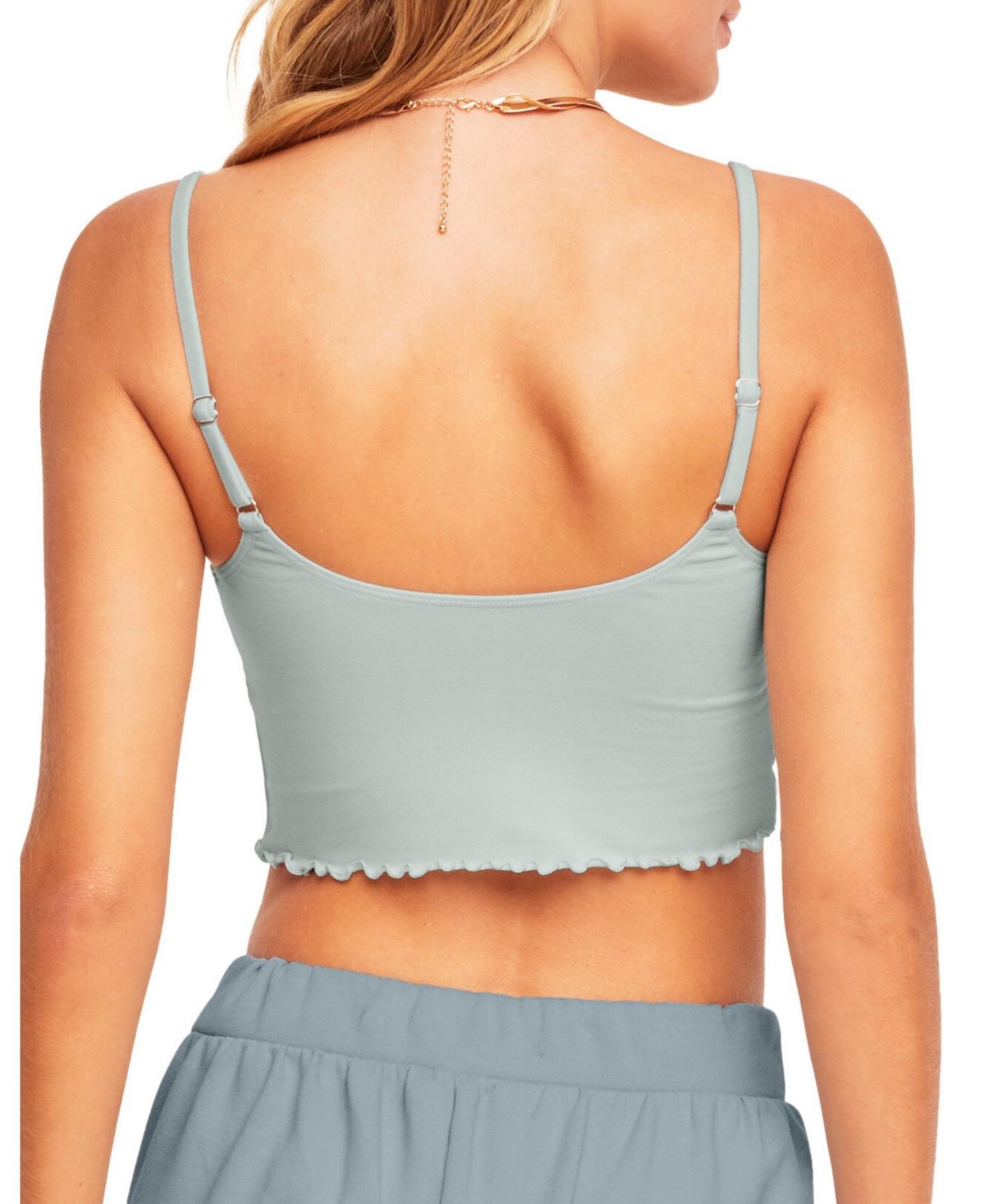 Adore Me Women's Karly Cotton-Jersey Knit Top - grey