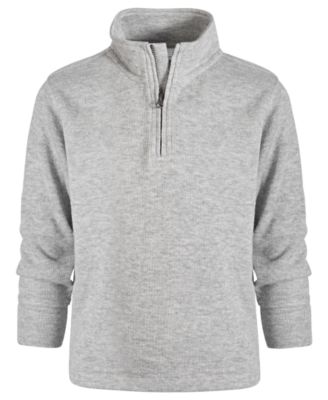Toddler Boys 2T-4T Quarter-Zip Long-Sleeve Top, Created for Macy's